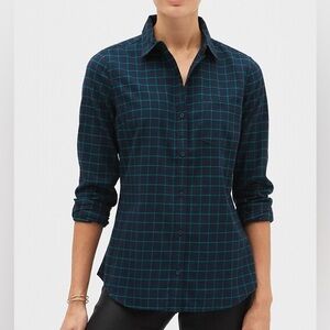 PLAID CLASSIC FIT FLANNEL SHIRT